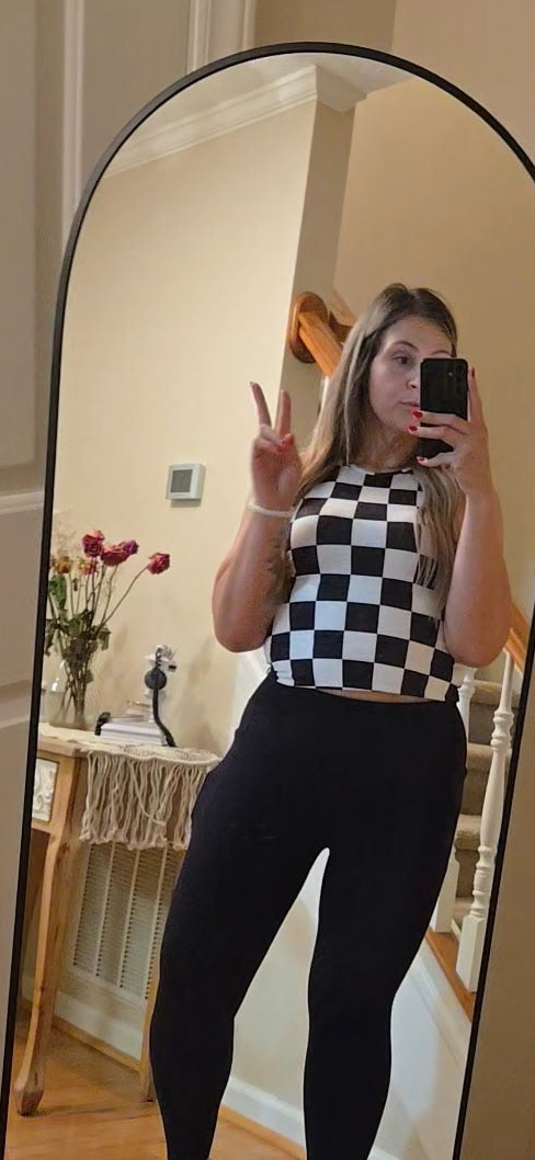 Checkerboard Printed Tank