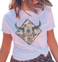 Western Bull Skull Tee